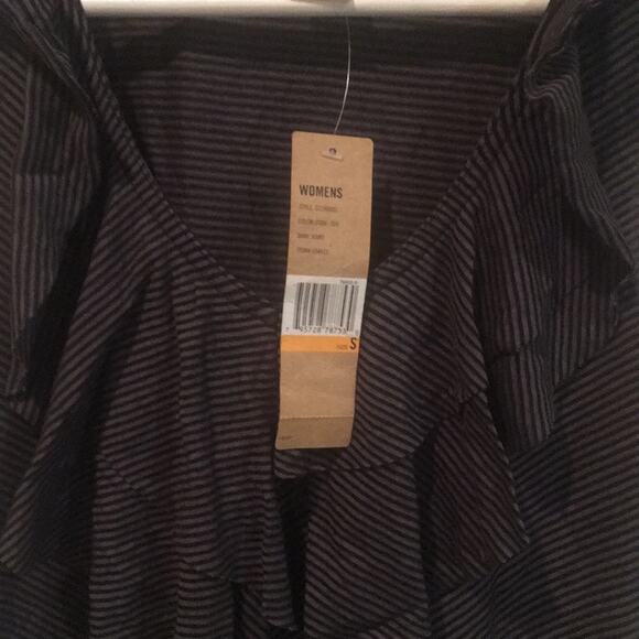 DKNY Jeans ruffle tank New With Tags - Picture 3 of 7